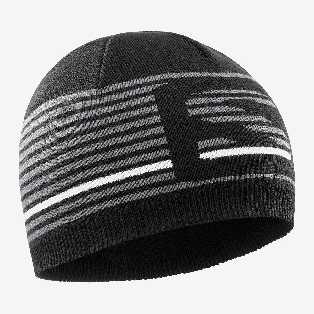 Salomon Israel FLATSPIN - Mens Beanie - Black (UMER-56471)